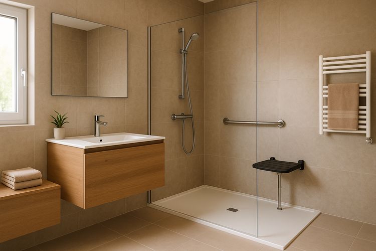 Salle de bain PMR : les équipements indispensables